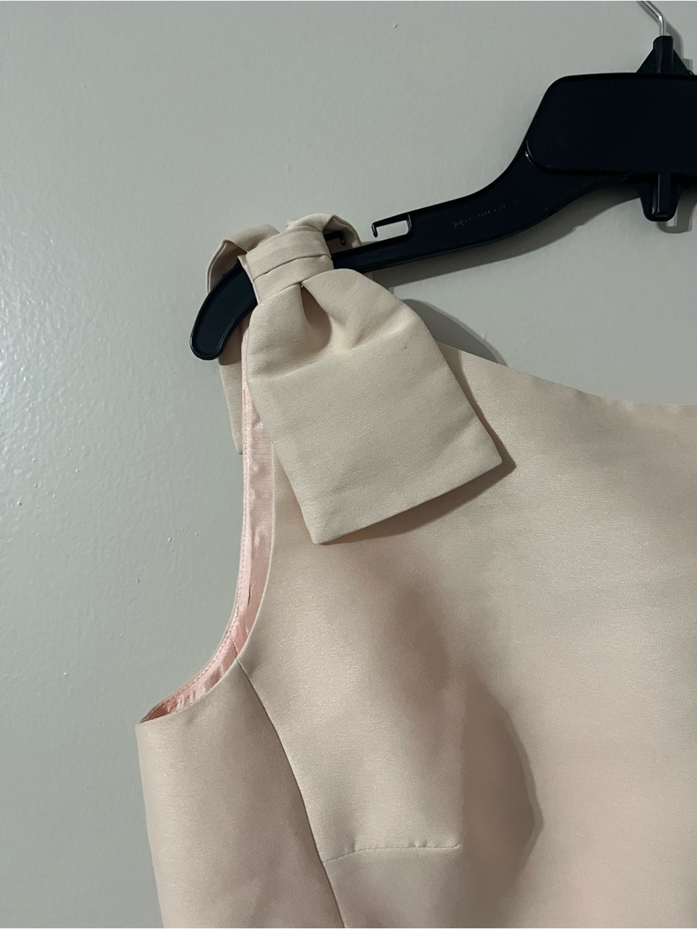 Kate Spade Sleeveless Bow Shoulder Sheath Dress in Pale Pink Sz 2 - Picture 6 of 9